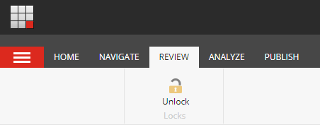 sitecore unlock item button